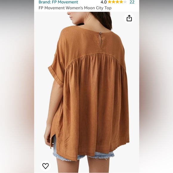 Few people oversized babydoll boho top - Picture 2 of 4